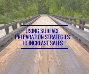 Using surface preparation strategies